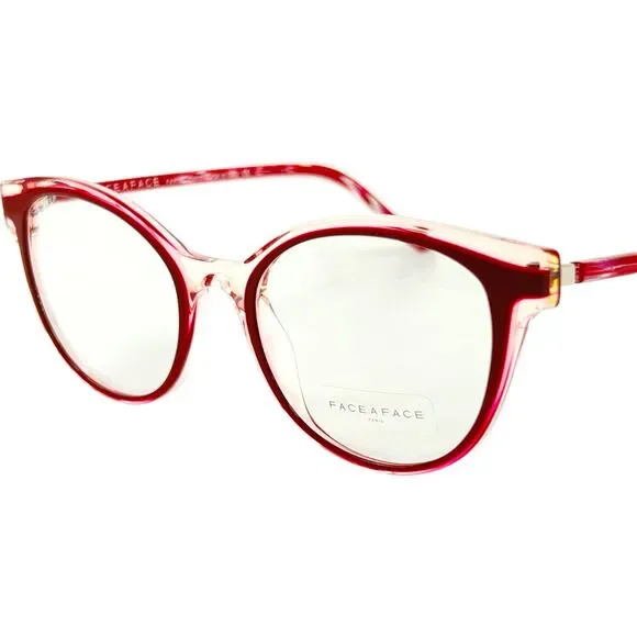 Face A Face Bulle 2 Womens Eyeglass Frame 3006 Pink Blush Crystal